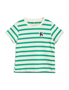 Preview: MINI RODINI T-Shirt Panther Patch - green